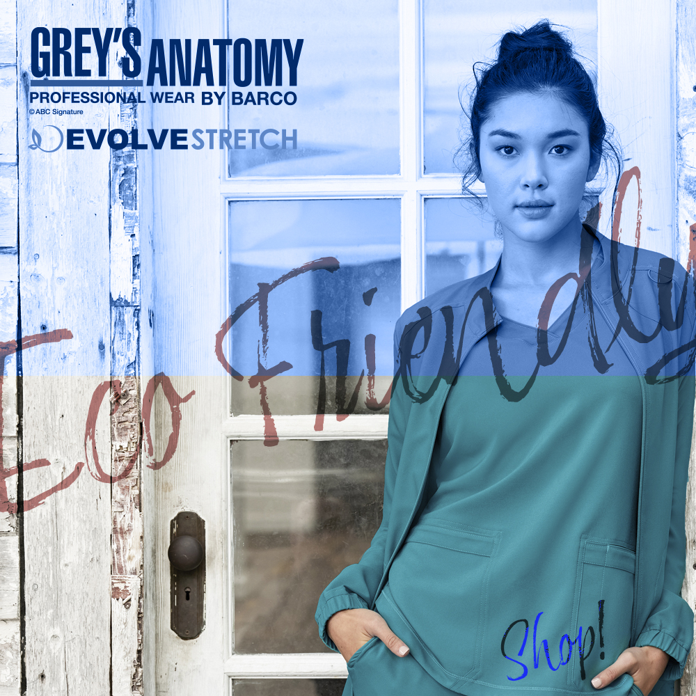 GREY'S ANATOMY EVOLVE STRETCH NURSING SCRUBS