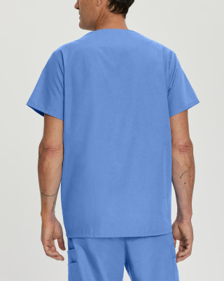 7489 Men's Landau scrub top alt view: back