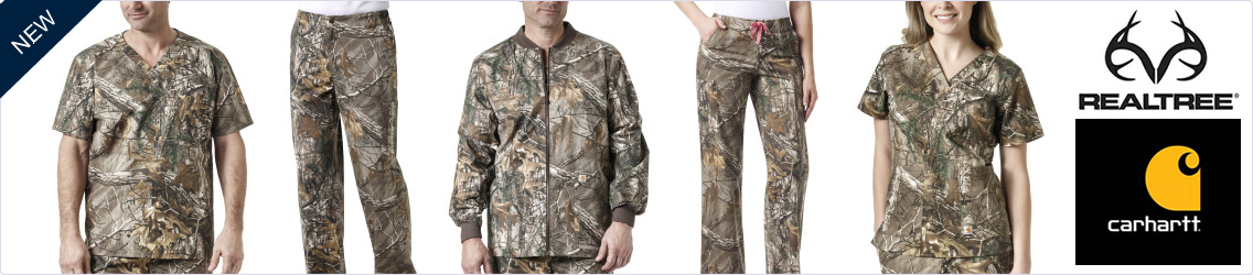 Realtree Carhartt camo scrubs