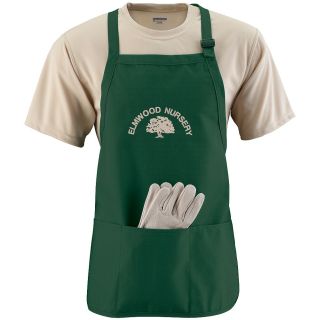 Medium Length Apron With Pouch-Augusta Sportswear