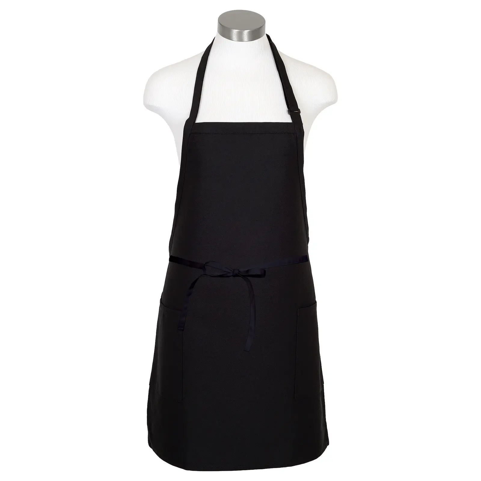 Bib Apron with Two Separate Patch Pockets-Fame Fabrics