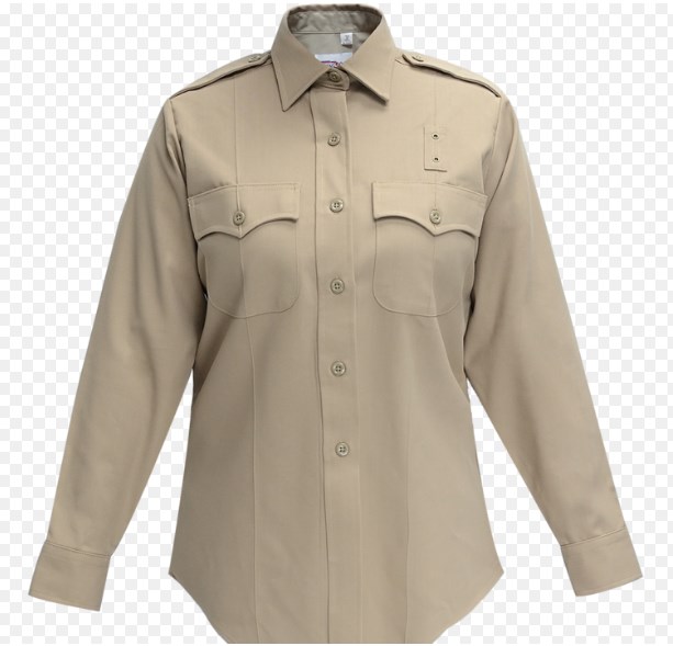 Deluxe Tropical 65&#37; Poly/35&#37; Rayon Women&#39;S Long Sleeve Shirt-Flying Cross