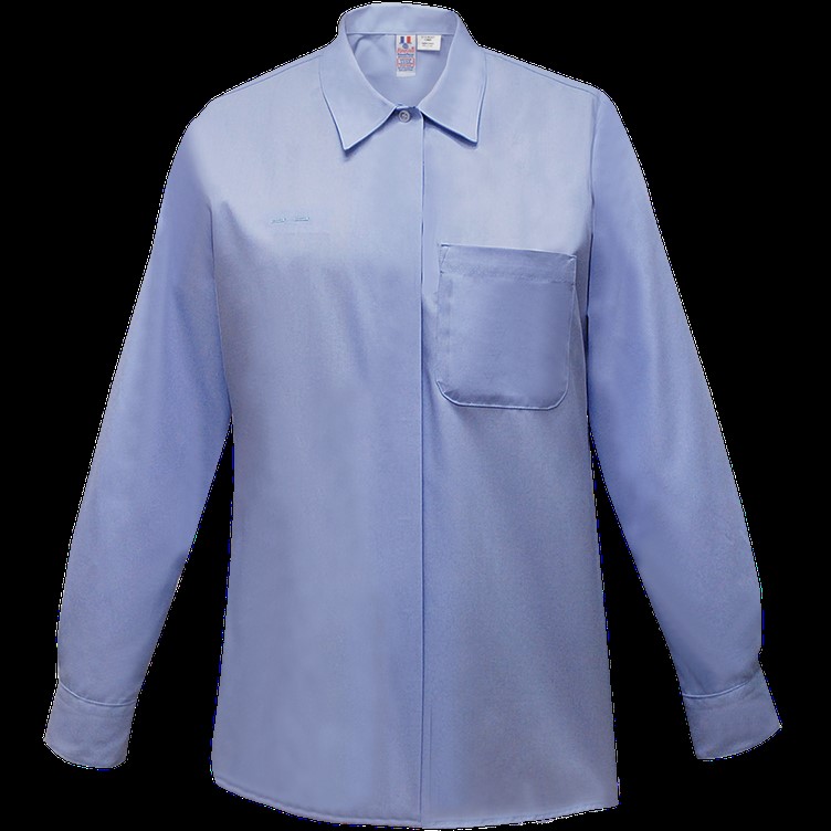 USPS Retail Clerk 65% Poly/35% Cotton Women‘s Long Sleeve Shirt-Postal Vendor License #50007
