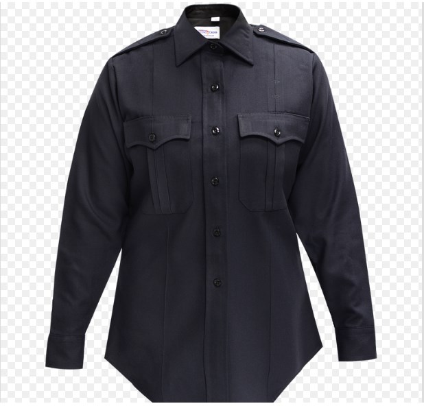 Valor 65% Poly/35% Cotton Women&#8216;S Long Sleeve Shirt-Flying Cross