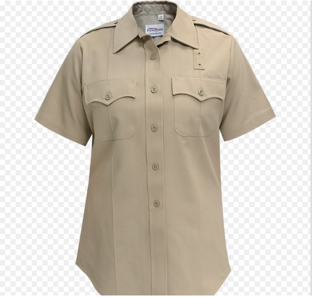 Deluxe Tropical 65% Poly/35% Rayon Women‘S Ss Shirt-Flying Cross