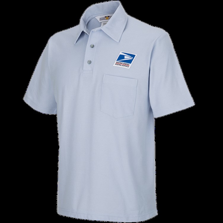 USPS Letter Carrier 50% Poly/50% Cotton Women&#8216;s Short Sleeve Polo Shirt-Flying Cross Postal Uniforms
