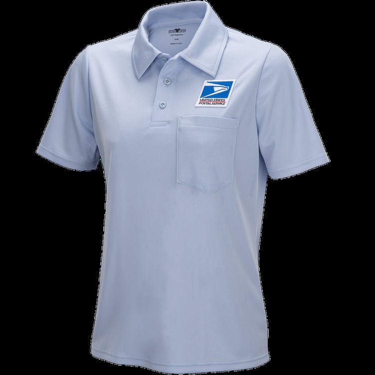 USPS Letter Carrier 100% Polyester Female Short Sleeve Performance Polo Shirt-Flying Cross Postal Uniforms