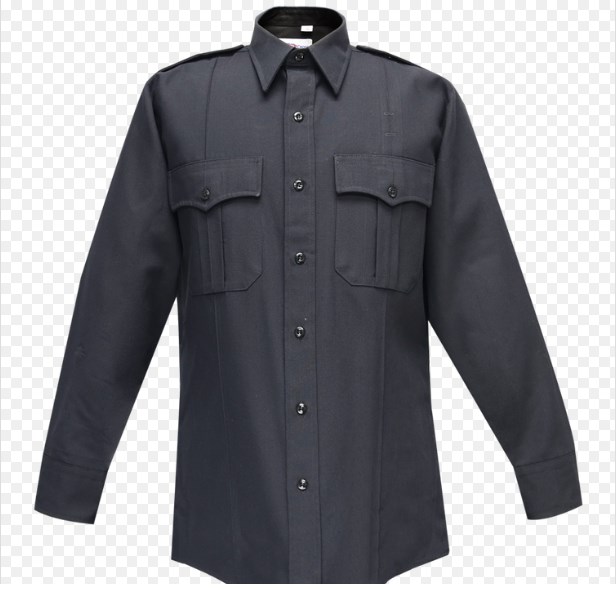 Command 100% Polyester Men&#8216;S Long Sleeve Shirt w/Zipper-Flying Cross