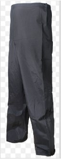 Black/Yellow Rev&#46; Rainpant w/Leg Zippers-Flying Cross