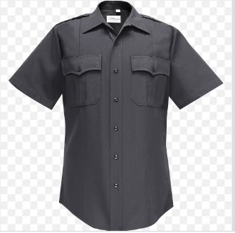 Command 100% Polyester Men&#8216;S Short Sleeve Shirt w/Zipper-Flying Cross
