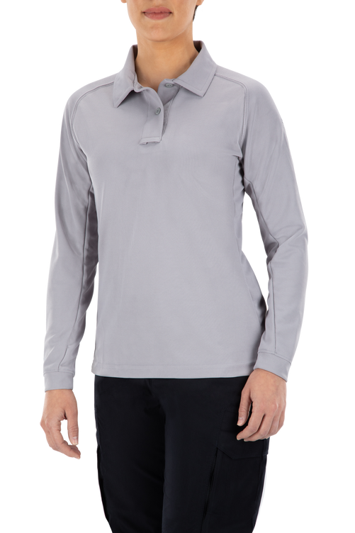 Vertx coldblack Womens Polo - Long Sleeve-Vertx